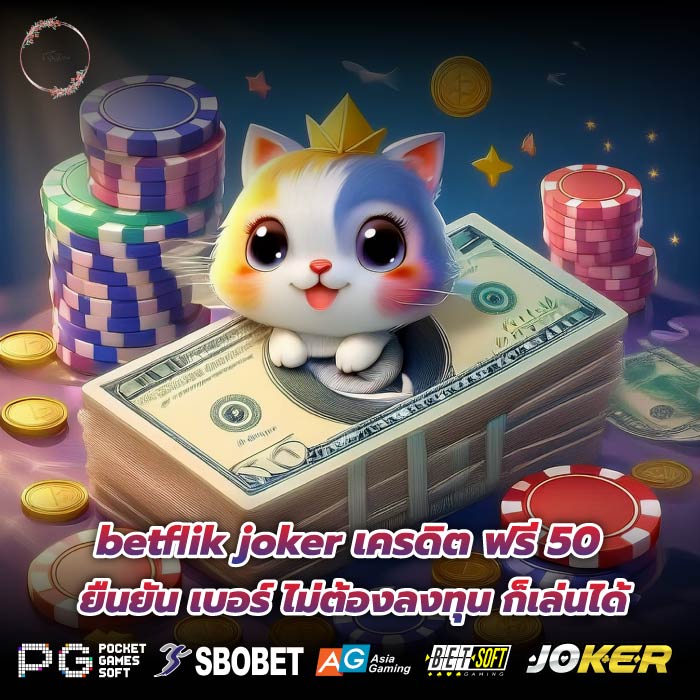 betflik joker เครดิต ฟรี 50 ยืนยัน เบอร์ ไม่ต้องลงทุน ก็เล่นได้